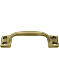 Bar Style Sash Lift In Plated, Cast Aluminum